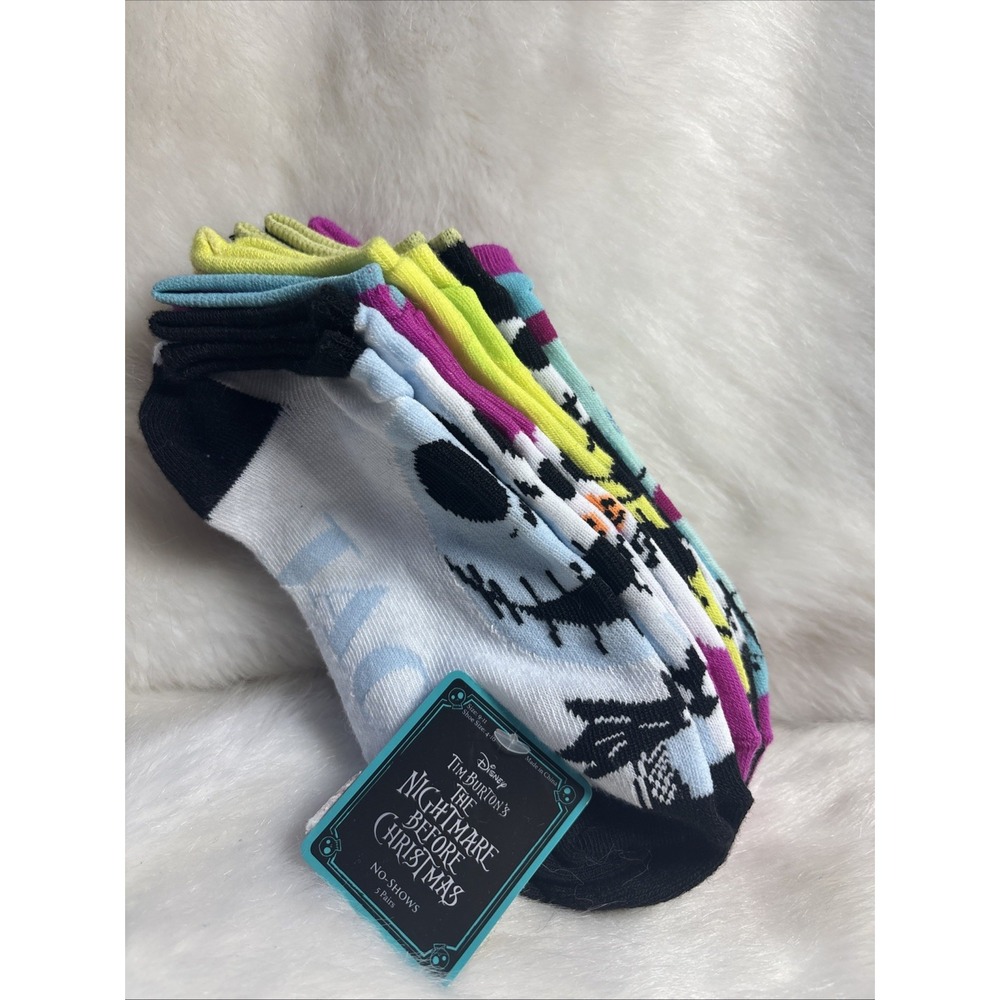 Disney Tim Burton Nightmare Before Christmas Socks NWT SIZE 9-11